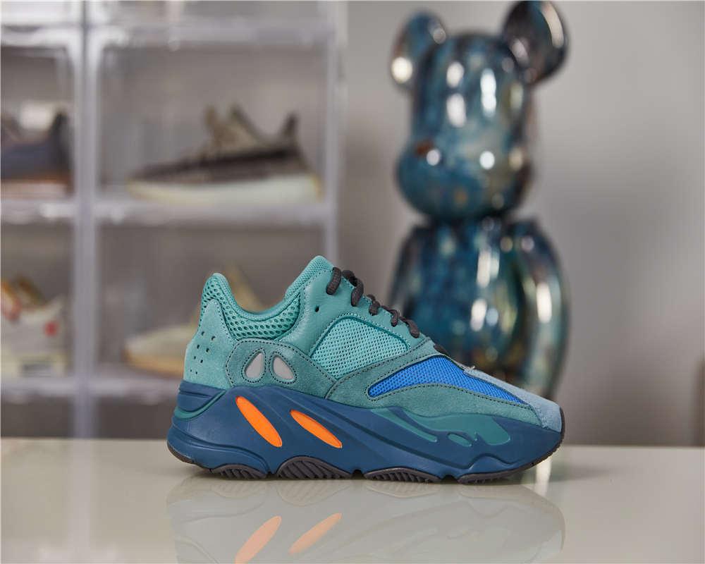 PK GOD ADIDAS YEEZY BOOST 700 FADED AZURE RETAIL MATERIALS READY TO SHIP